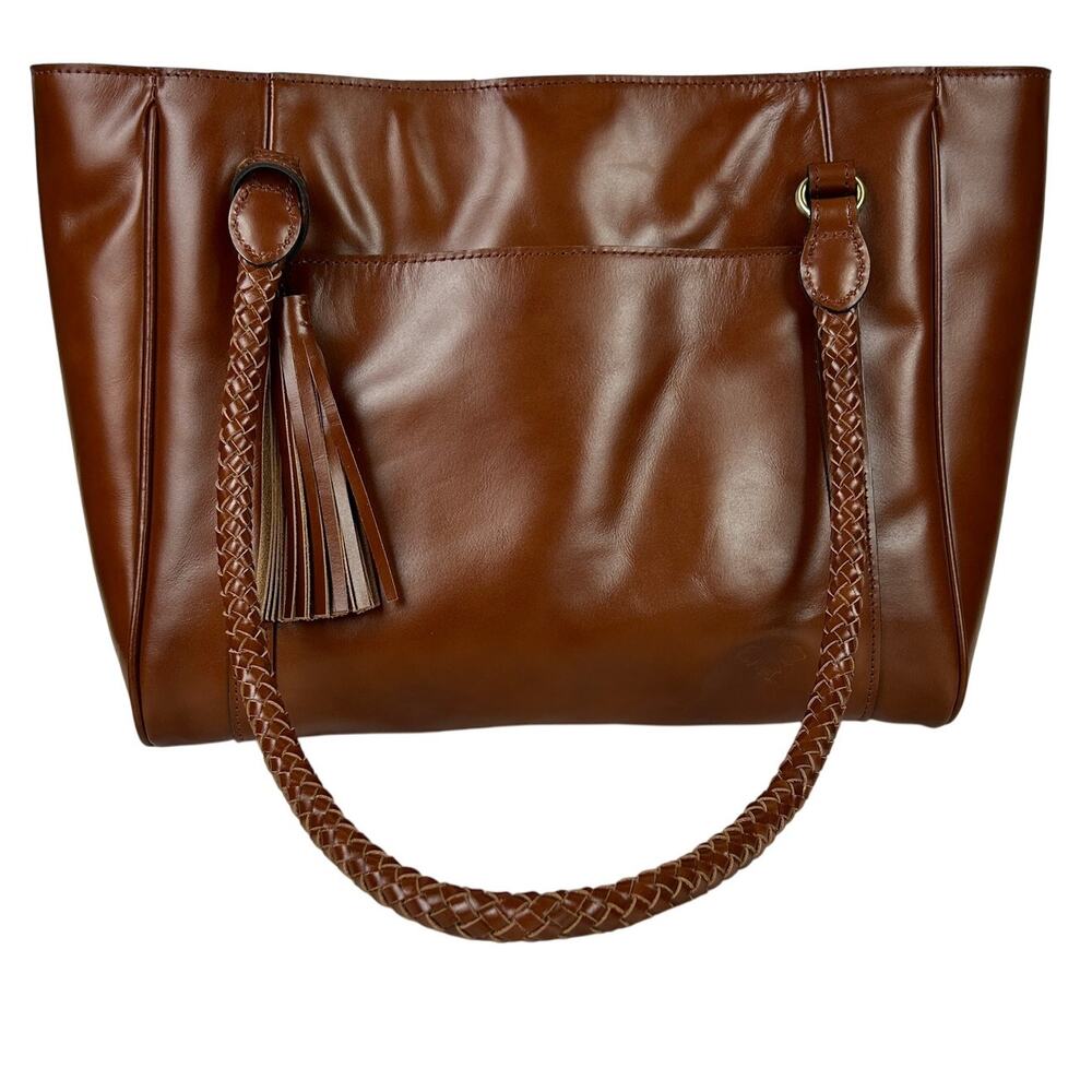 Patricia Nash Cameley Tote Tan Leather NWT
